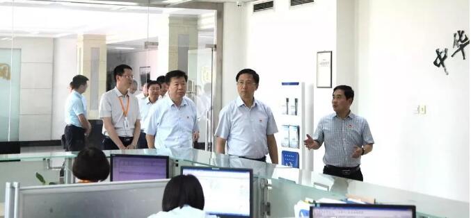 濰坊市委書記惠新安蒞臨集團(tuán)公司調(diào)研，高密市委書記卞漢林陪同